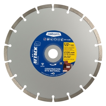 Osborn Attack U2-7mm Diamond Cutting Disc 230×22.23 mm